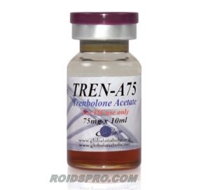 Tren-A75 for sale | Trenbolone Acetate 75mg/ml x 10ml Vial | Global Anabolic 